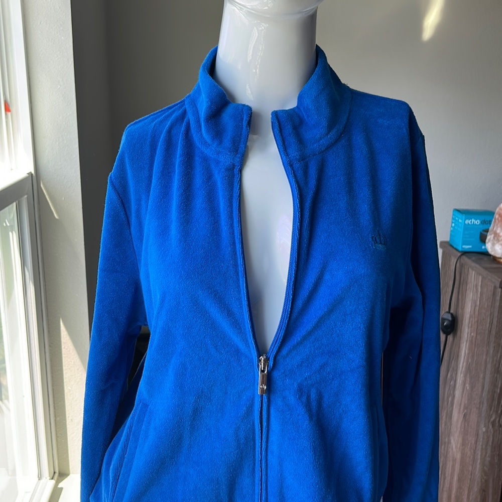 JUICY COUTURE ZIP UP JACKET TOP SIZE XL MSRP $65.00 NWT - Picture 2 of 10